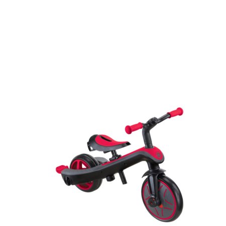GLOBBER triratukas Trike Explorer 4in1, raudonas, 632-102 632-102