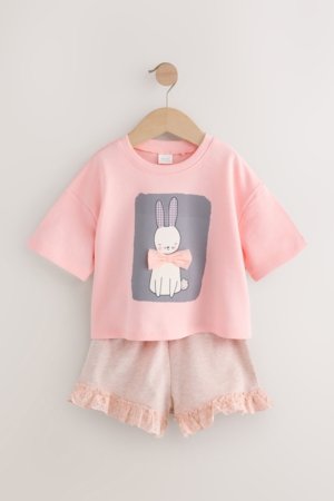 NEXT marškinėliai trumpomis rankovėmis ir šortai, E55507 92-98 