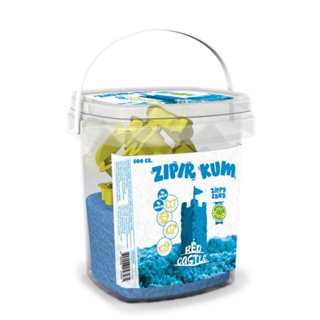 RED CASTLE modeliavimo smėlis, mėlynas 500 gr, ZKG500-201 