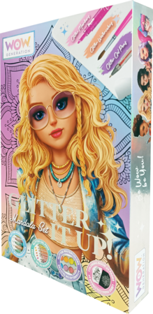 WOW GENERATION piešimo knyga Mandala Art Kit, WOW00084 