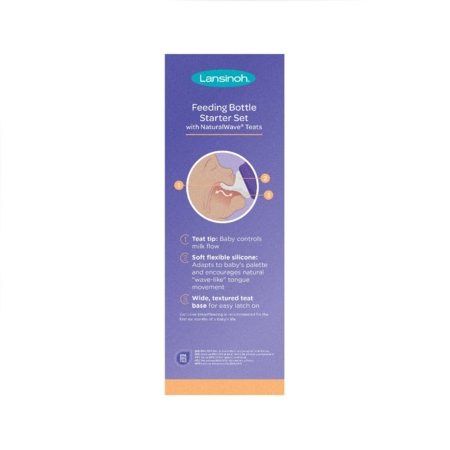 LANSINOH maitinimo buteliukų pradinis komplektas, 160ml + 240ml, 76310 76310