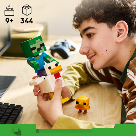 21582 LEGO® Minecraft® Vištų raitelis 