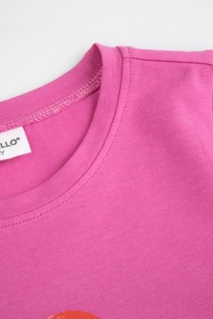 COCCODRILLO suknelė ilgomis rankovėmis, rožinė, WC6129102RGK-007-104, 104 cm 