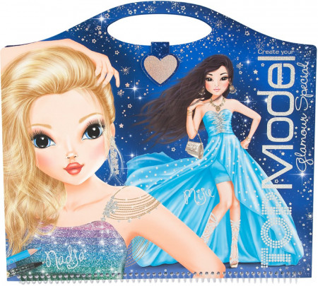 TOPMODEL spalvinimo knyga Glamour, 8097 8097