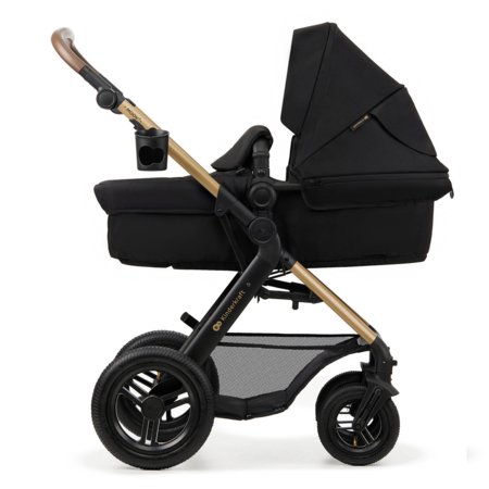 KINDERKRAFT universalus vežimėlis MOOV 2 4in1 AIR, pure black, KSMOOV02BLK4000 