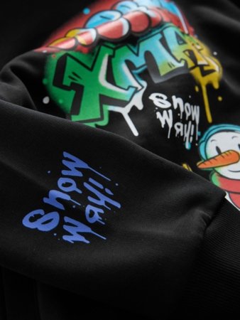 NEXT džemperis su gobtuvu, F19791, 116 cm 