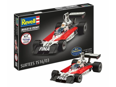 REVELL modelis Starter Kit Surtees TS16/03, 77739 