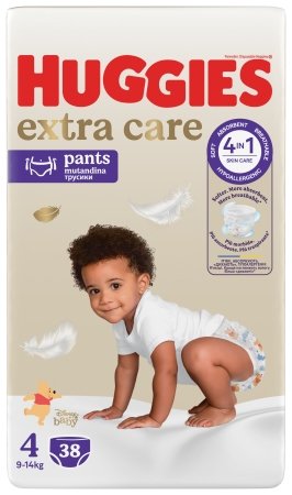 HUGGIES sauskelnės-kelnaitės, Elite Soft, 4 dydis, 9-14kg, 38 vnt, 2659721 2659721