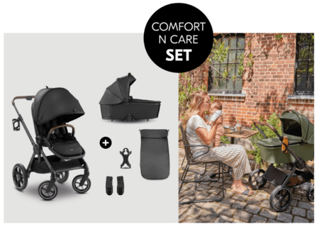 HAUCK universalus vežimėlis COMFORT N CARE SET, Black, 165539 