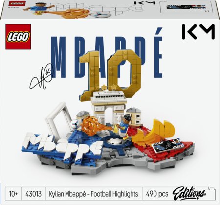 43013 LEGO® Editions Kylian Mbappé – svarbiausi futbolo įvykiai 