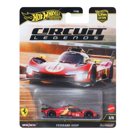 HOT WHEELS Premium Car Culture automodeliukas - Ferrari 499P, JBK49 