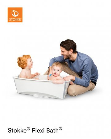 STOKKE vonelė Flexi Bath heat sensitive White Aqua 531905 531905