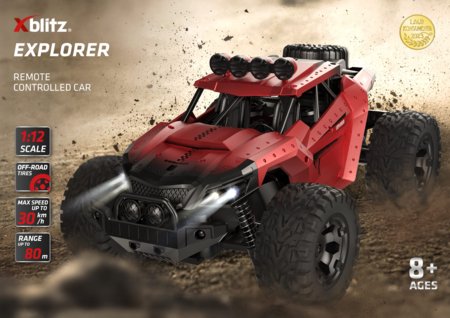 XBLITZ RC automobilis Explorer, XBL-BAB-RC002 