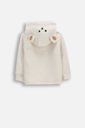 COCCODRILLO susegamas džemperis, smėlio spalvos, 