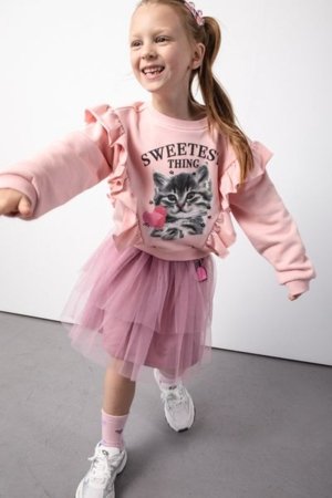 COCCODRILLO sijonas CRAFT PUNK GIRL KIDS, rožinis, ZC5124201CGK-033-122, 122 cm 