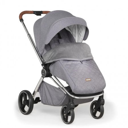 MEE-GO universalus vežimėlis PURE 2in1, pearl grey, 152414 152414