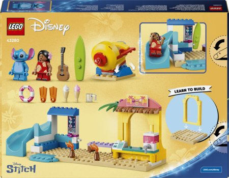 43280 LEGO® ǀ Disney Paplūdimio pramogos su Lilo ir Stiču 
