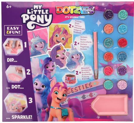 DIAMOND DOTS kūrybinis rinkinys piešimas deimantais My Little Pony, DTZ10.009 DTZ10.009