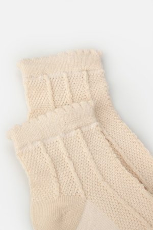 COCCODRILLO kojinės SOCKS GIRL, smėlio spalvos, WC4382217SOG-002-036,   