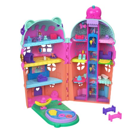 POLLY POCKET Ice Cream House pramogų rinkinys, JFT91 