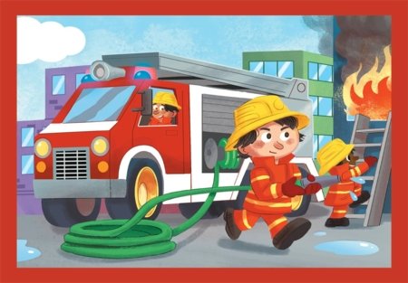 CLEMENTONI dėlionė Busy at Work, 4in1, 21741 