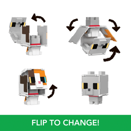 MINECRAFT Flipping Fings figūrėlė asort., HTL43 