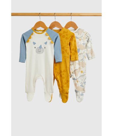 MOTHERCARE šliaužtinukas ilgomis rankovėmis 3 vnt., IF521 80 