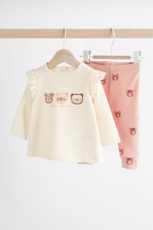 NEXT marškinėliai ilgomis rankovėmis ir tamprės, Q95424 80-86 