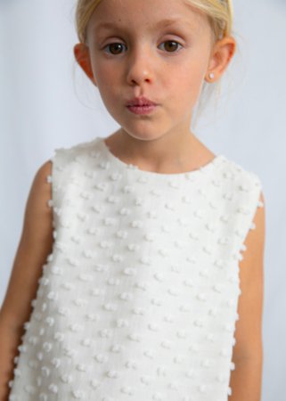 MAYORAL suknelė be rankovių, bone, 3.911-26, 140 cm 