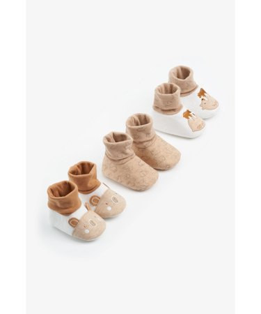 MOTHERCARE tekstiliniai batai, 3 vnt., BB554 579743
