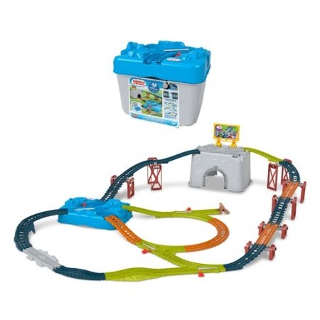 THOMAS AND FRIENDS traukinio trasos rinkinys Bėgiai dėžėjė, HNP81 HNP81