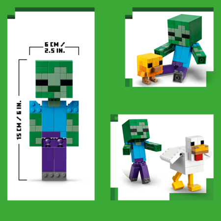 21582 LEGO® Minecraft® Vištų raitelis 