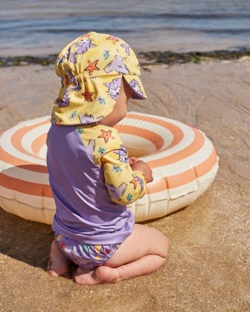 BAMBINO MIO dvipusė paplūdimio kepurė nuo saulės 1-3 m., sand squad, SWHAT1-3YSAN 