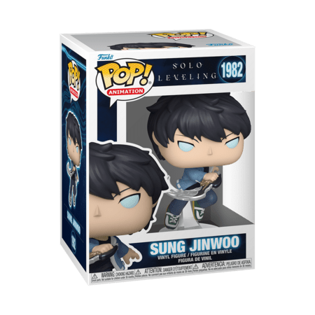 FUNKO POP! vinilinė figūrėlė: Solo Levelling - Sung Jin-woo with Chase, 86843 
