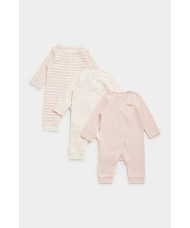 MOTHERCARE šliaužtinukas ilgomis rankovėmis 3 vnt., FC106 639978