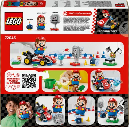 72043 LEGO® Super Mario Mario Kart™ – interaktyvus „LEGO® Mario™“ ir Standard Kart 