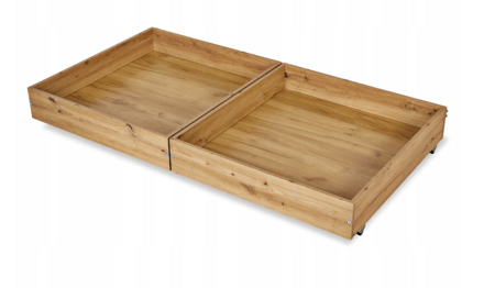 LITTLE SKY by KLUPŚ lovos stalčius, 160x80 cm., Oak 