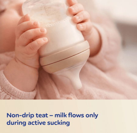 CANPOL BABIES žindukas NATURAL SHAPE Anti-colic, greito pratekėjimo, 12m+, 2 vnt., 21/753 