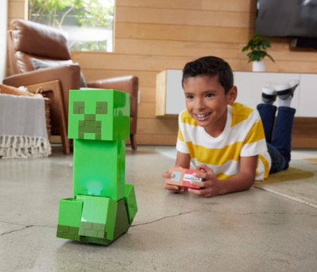 MINECRAFT figūrėlė – sprogstantis RC Creeper, HRR48 