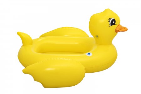 BESTWAY Funspeakers pripučiamas vaikiškas plaustas Duck su garsu, 1.02m x 0.99m, 34151 34151