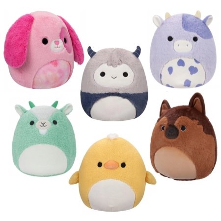 JAZWARES SQUISHMALLOWS minkštas žaislas FUZZAMALLOWS, 30 cm, asort., SQCR05619 