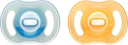 TOMMEE TIPPEE silikoniniai čiulptukai NIGHT GLOW ULTRALIGHT, 6-18 mėn., 2 vnt., 433805 