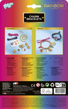 TOTUM RAINBOW HIGH kūrybinis rinkinys Charm Bracelets, 620414 620414