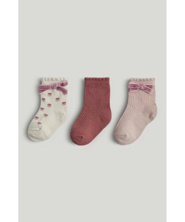 MOTHERCARE kojinės 3 vnt., AX19001 NEWBORN 