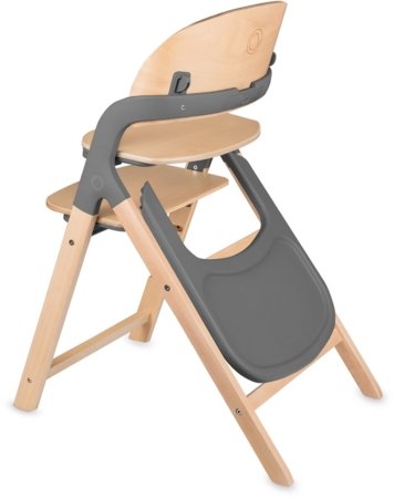 LIONELO maitinimo kėdutė MEGAN, Grey wood 