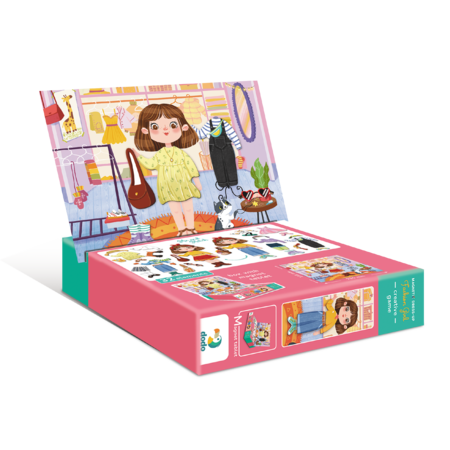 DODO magnetinis žaidimas Aprenk madingą mergaitę, 200243 