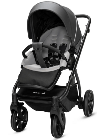 NOORDI universalus vežimėlis FJORDI V2 Shadow Grey leather, 2in1, 1642819 