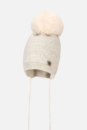 BROEL kepurė ACCESSORIES WINTER GIRL, smėlio spalvos, ZB4364103AWG-002-050, 50 cm 