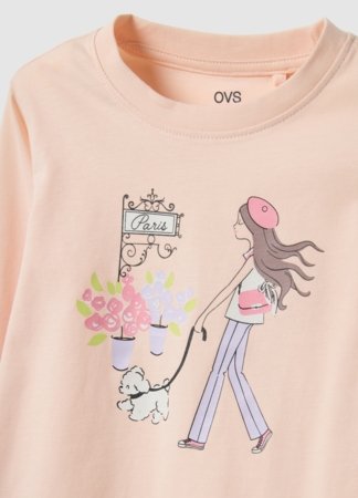 OVS marškinėliai ilgomis rankovėmis, 110 cm, 002558294 