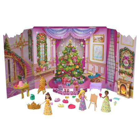 DISNEY PRINCESS mažų lėlių advento kalendorius, JFG79 